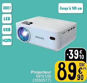 Promotions Philips projecteur npx100 - Philips - Valide de 26/03/2024 à 08/04/2024 chez Cora