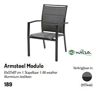 Armstoel modulo-Wilsa Garden