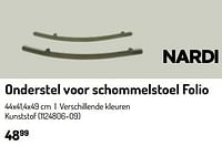 Promoties Onderstel voor schommelstoel folio - Nardi - Geldig van 17/02/2024 tot 31/08/2024 bij Oh'Green