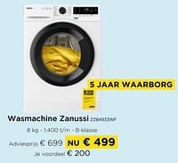 Wasmachine zanussi zz84933wf-Zanussi