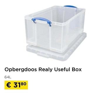 Promotions Opbergdoos realy useful box - Really Useful Box - Valide de 01/03/2024 à 31/03/2024 chez Molecule