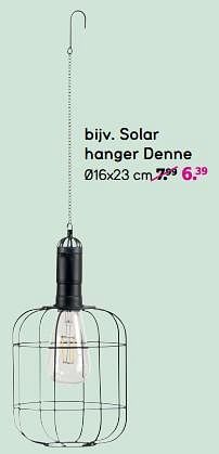 Promotions Solar hanger denne - Produit maison - Leen Bakker - Valide de 24/03/2024 à 07/04/2024 chez Leen Bakker