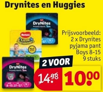 Promoties Drynites pyjama pant boys - Drynites - Geldig van 25/03/2024 tot 07/04/2024 bij Kruidvat