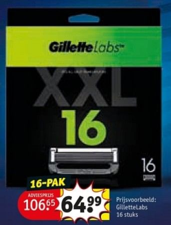 Promoties Gillettelabs - Gillette - Geldig van 25/03/2024 tot 07/04/2024 bij Kruidvat