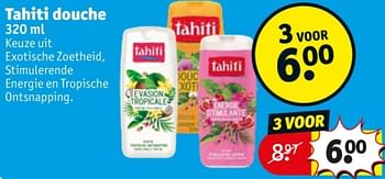 Promoties Tahiti douche - Palmolive Tahiti - Geldig van 25/03/2024 tot 07/04/2024 bij Kruidvat