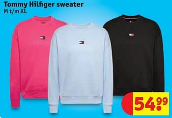 Promoties Tommy hilfiger sweater - Tommy Hilfiger - Geldig van 25/03/2024 tot 07/04/2024 bij Kruidvat