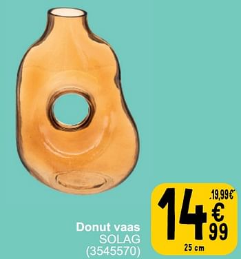 Promoties Donut vaas solag - Huismerk - Cora - Geldig van 26/03/2024 tot 08/04/2024 bij Cora