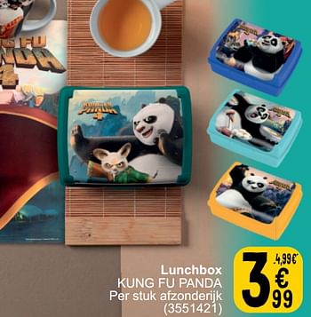Promotions Lunchbox kung fu panda - Kung Fu Panda - Valide de 26/03/2024 à 08/04/2024 chez Cora