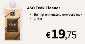 Promoties 4so teak cleaner - Huismerk - Horta - Geldig van 27/03/2024 tot 07/04/2024 bij Horta