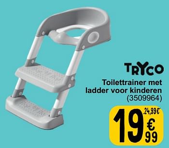 Promotions Toilettrainer met ladder voor kinderen - Tryco - Valide de 26/03/2024 à 08/04/2024 chez Cora
