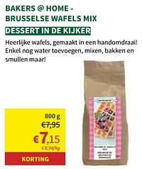 Brusselse wafels mix-Bakers@Home