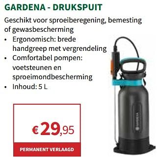 Promotions Drukspuit - Gardena - Valide de 27/03/2024 à 07/04/2024 chez Horta
