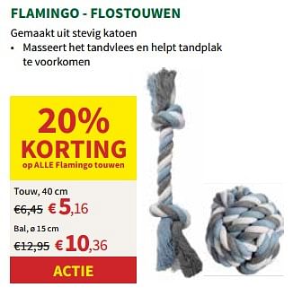 Promoties Flostouwen - Flamingo - Geldig van 27/03/2024 tot 07/04/2024 bij Horta
