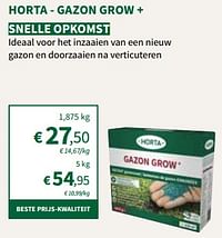 Gazon grow +-Huismerk - Horta