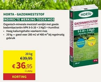 Promoties Gazonmeststof - Huismerk - Horta - Geldig van 27/03/2024 tot 07/04/2024 bij Horta
