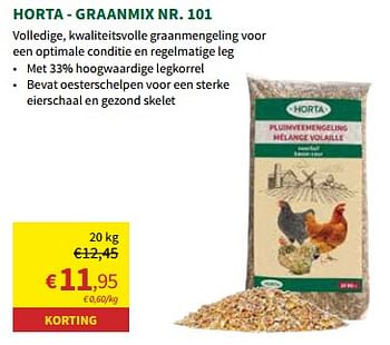 Promoties Graanmix nr. 101 - Huismerk - Horta - Geldig van 27/03/2024 tot 07/04/2024 bij Horta
