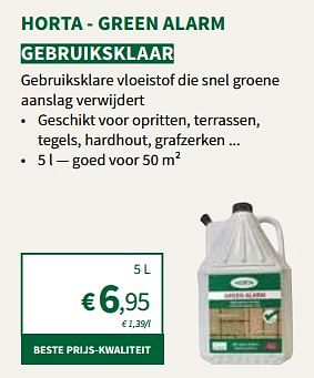 Promoties Green alarm - Huismerk - Horta - Geldig van 27/03/2024 tot 07/04/2024 bij Horta