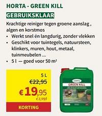 Green kill-Huismerk - Horta
