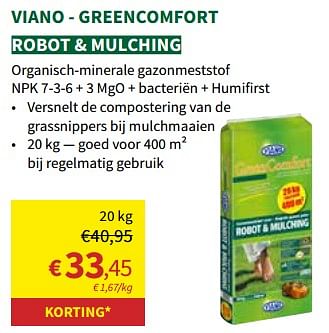 Promoties Greencomfort - Viano - Geldig van 27/03/2024 tot 07/04/2024 bij Horta