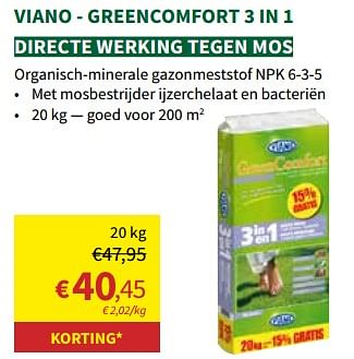 Promoties Greencomfort 3 in 1 - Viano - Geldig van 27/03/2024 tot 07/04/2024 bij Horta