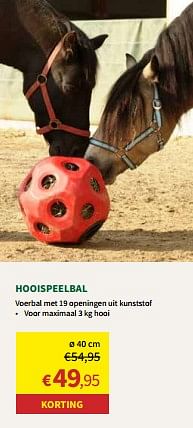 Promoties Hooispeelbal - Huismerk - Horta - Geldig van 27/03/2024 tot 07/04/2024 bij Horta
