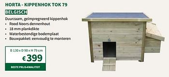 Promoties Kippenhok tok 79 - Huismerk - Horta - Geldig van 27/03/2024 tot 07/04/2024 bij Horta