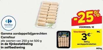 Promoties Aardappelkroketten - Huismerk - Carrefour  - Geldig van 27/03/2024 tot 02/04/2024 bij Carrefour