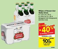 Blikjes bier-Stella Artois