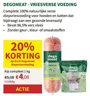 Promoties Vriesverse voeding - Degomeat - Geldig van 27/03/2024 tot 07/04/2024 bij Horta