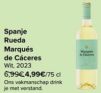 Spanje rueda marqués de cáceres wit-Witte wijnen