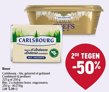Promoties Ardense boter, ongezouten - Carlsbourg - Geldig van 28/03/2024 tot 03/04/2024 bij Delhaize