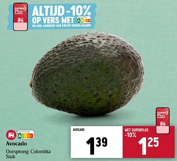 Promotions Avocado - Produit Maison - Delhaize - Valide de 28/03/2024 à 03/04/2024 chez Delhaize