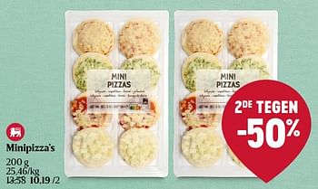 Promotions Minipizza`s - Produit Maison - Delhaize - Valide de 28/03/2024 à 03/04/2024 chez Delhaize