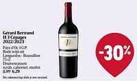 Gérard bertrand h 3 cépages 2022-2023-Rode wijnen