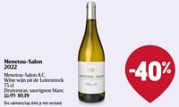 Menetou-salon 2022-Witte wijnen