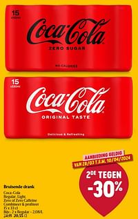 Bruisende drank coca-cola regular-Coca Cola