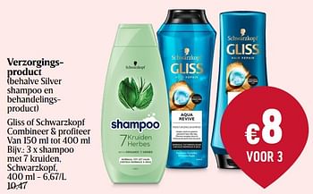 Promoties Shampoo met 7 kruiden, schwarzkopf - Schwarzkopf - Geldig van 28/03/2024 tot 03/04/2024 bij Delhaize
