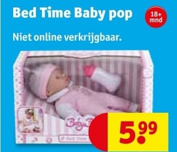 Promoties Bed time baby pop - Huismerk - Kruidvat - Geldig van 25/03/2024 tot 07/04/2024 bij Kruidvat