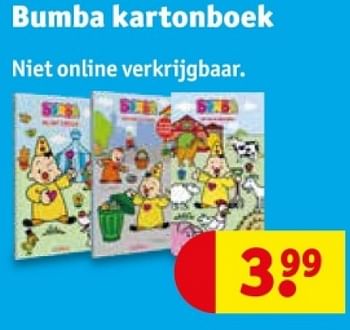 Promotions Bumba kartonboek - Produit maison - Kruidvat - Valide de 25/03/2024 à 07/04/2024 chez Kruidvat