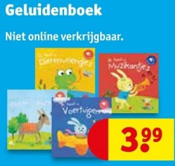 Promoties Geluidenboek - Huismerk - Kruidvat - Geldig van 25/03/2024 tot 07/04/2024 bij Kruidvat