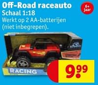 Off road raceauto-Huismerk - Kruidvat