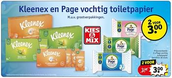 Promotions Page vochtig toiletpapier sensitive - Page - Valide de 25/03/2024 à 07/04/2024 chez Kruidvat