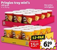 Pringles tray mini`s-Pringles