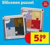 Siliconen puzzel-Huismerk - Kruidvat