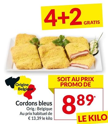 Promotions Cordons bleus - Produit maison - Intermarche - Valide de 26/03/2024 à 01/04/2024 chez Intermarche
