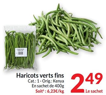 Promotions Haricots verts fins - Produit maison - Intermarche - Valide de 26/03/2024 à 01/04/2024 chez Intermarche