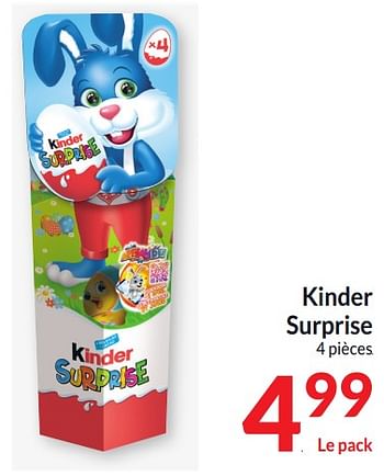 Promotions Kinder surprise - Kinder - Valide de 26/03/2024 à 01/04/2024 chez Intermarche