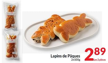 Promotions Lapins de pâques - Produit maison - Intermarche - Valide de 26/03/2024 à 01/04/2024 chez Intermarche