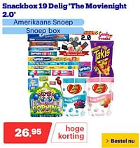 Snackbox 19 delig the movienight 2.0-Huismerk - Bol.com