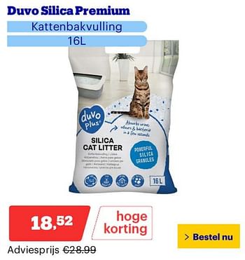 Promoties Duvo silica premium - Duvo - Geldig van 25/03/2024 tot 31/03/2024 bij Bol.com